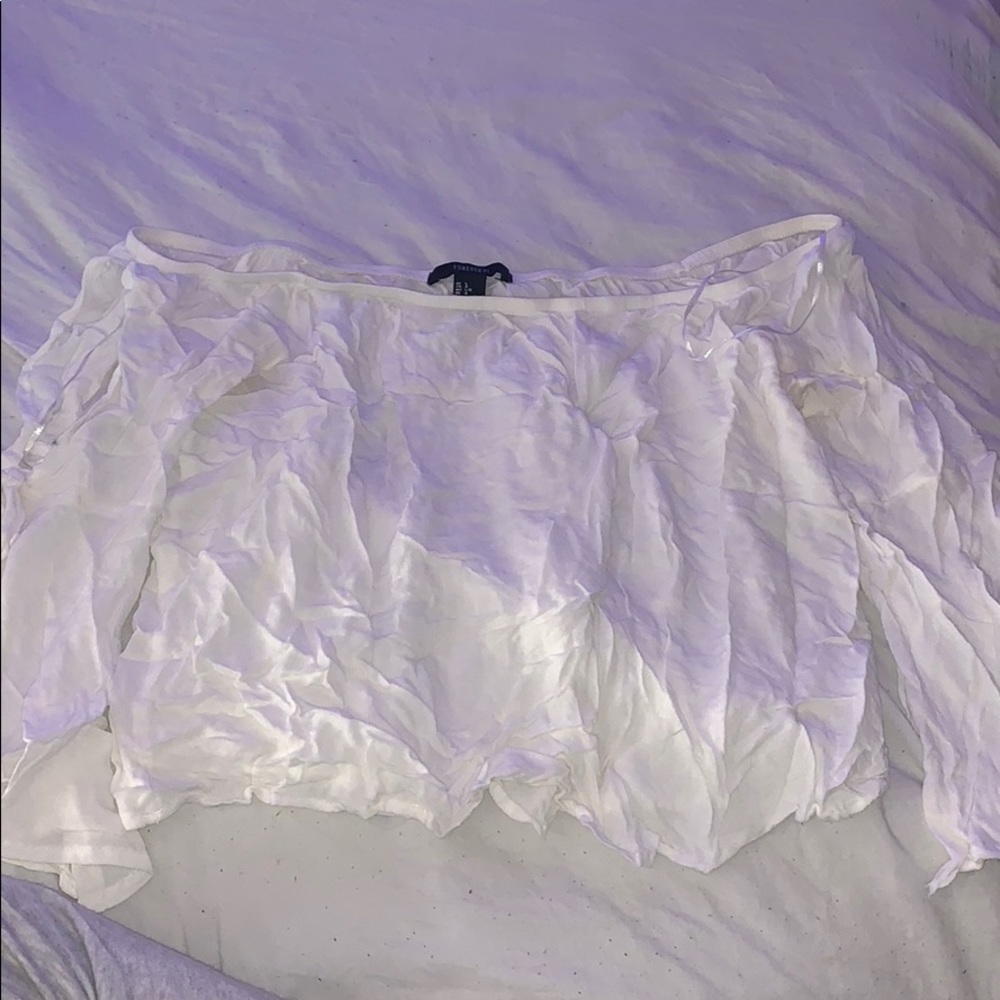 Forever 21 Off the shoulder crop top